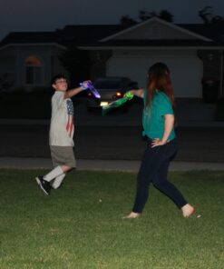 Ninja Toys Meet Samurai Swords in Glow Battle | Ninja Toys for Boys | Ages 8-12+, 2-4 Players | Kids Sword Game | Glow in The Dark Games | Glow Swords for Kids 8-12+ | A Thrilling Ninja Sword Game! 56 71WAtpGCmbL