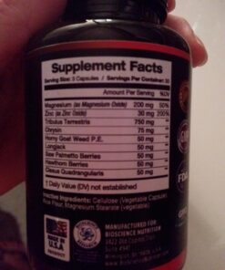 Arazo Nutrition TestoBoost Test Booster Supplement - Potent & Natural Herbal Pills - Boost Muscle Growth - Tribulus, Horny Goat Weed, Hawthorn, Zinc, Minerals 43 71WB3cFEFML 4