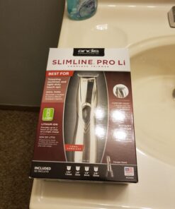 Andis 32400 Slimline Pro Cord/Cordless Beard Trimmer, Lithium Ion T-blade Trimmer, Close Cutting T-Blade Zero Gapped, Chrome Old Chrome Slimline Trimmer 67 71WBkMVvVoL