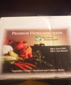 Heirloom Seeds for Planting Vegetables and Fruits - Survival Essentials 135 Variety Seed Vault - Medicinal Herb Seeds - Grow Healthy Non-GMO Food 77 71WC6xj6JJL