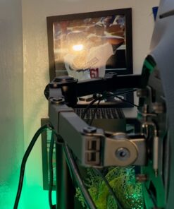 WALI Dual LCD Monitor Fully Adjustable Desk Mount Stand Fits Two Screens up to 27 inch, 22 lbs. Weight Capacity per Arm (M002), Black 56 71WCORCTf3L