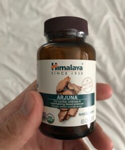 Himalaya Organic Arjuna Herbal Supplement, Cardiovascular Support, Blood Pressure Maintenance, Heart Health, USDA Certified Organic, Non-GMO, Vegan, 700 mg, 60 Plant-Based Caplets, 60 Day Supply 1 17 71WCi iXMpL