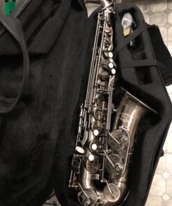 GLORY Engraved Flower Design High Grade Antique Finish Series PR4, E Flat Alto Saxophone with 11reeds,8 Pads Cushions,case,carekit 50 71WCjda7W5L