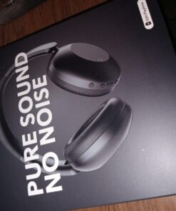 Pointcinco Active Noise Canceling Headphones, Over Ear Headphones with Mic, 60 Hours Play Time On Ear Bluetooth Headphones with Deep Bass, Foldable Headphones with HiFi Audio for Music P1 68 71WD Bem4sL