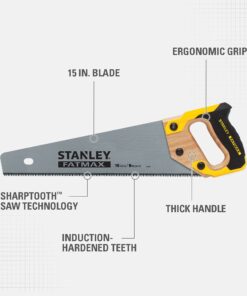 STANLEY FATMAX Hand Saw, 15-Inch (20-045) 16 71WDE22189L