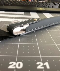 MoKo Pencil Case Fit Apple Pencil (USB-C), Apple Pencil 1st/2nd Generation, Elastic Band Detachable Stylus Pens Pocket Protective Pouch for 9.7"-12.9" Tablet, Space Gray 60 71WDewOchxL