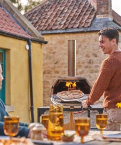 ooni 14” Perforated Pizza Peel – Long Handle Perforated Aluminium Pizza Paddle – Lightweight Pizza Turning Peel Outdoor Pizza Oven Accessories 14" 9 71WDgGuzETL