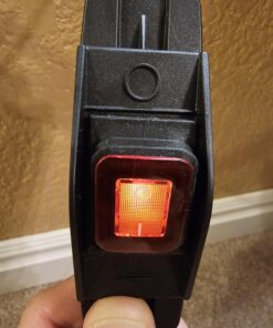 Joinfworld 2 Ft Extension Cord with Switch Outdoor 14AWG 3 Prong Switched Extension Cord 15A 125V Waterproof Lighted Extension Cord Inline Switch for Electrical Equipment 29 71WE wq9ItL