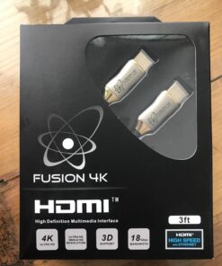 Fusion4k High Speed 4K HDMI Cable (4K @ 60Hz) - Professional Series (3 Feet) 3 Feet 26 71WEWCgOrwL