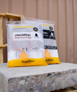 Dustless Technologies Wunderbag- Shop Vac Universal High Capacity Pre-Filter bags for Wet Dry Vacuums, 2 Pack (12-18 Gallon). Commercial, Contractor, Professional, Home use. Wet and Dry 2-Pack 7 71WFvWlwQQL