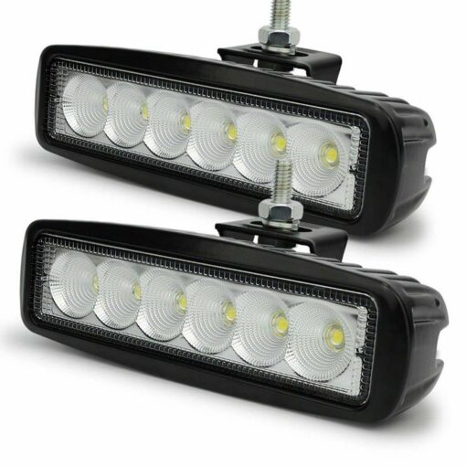 Tree Leds Marine Led Light Spreader T-Top Deck Light Beam White (Black Set of 2)