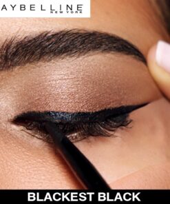 Maybelline New York Makeup Eyestudio Lasting Drama Gel Eye Liner, Blackest Black, Waterproof, 0.106 Ounce,Pack of 1 950 BLACKEST BLACK 0.106 Fl Oz (Pack of 1) 32 71WGeDGHZML