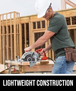 SKILSAW SPT77WML-01 15-Amp 7-1/4-Inch Lightweight Worm Drive Circular Saw , Silver Corded Worm Drive Circular Saw 16 71WGyI8xIL