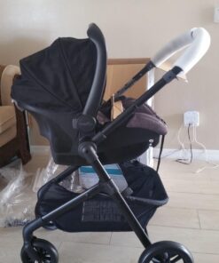 Evenflo Pivot Modular Travel System with LiteMax Infant Car Seat with Anti-Rebound Bar (Casual Gray) Casual Grey Stroller 35 71WHkLItHSL