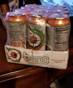 Bang Energy Peach Mango, Sugar-Free Energy Drink, 16-Ounce (Pack of 12) 16 Ounce (Pack of 12) 34 71WHnBNElL