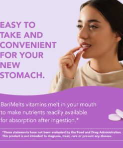 BariMelts Bariatric Multivitamin - 1 Month Supply (60 Fast-Dissolving Tablets) - Post-Op Bariatric Vitamins 22 71WI7H9oBTL 1