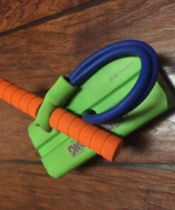 Geospace Jumparoo Deluxe Bungee Boing Foam Bouncing Toy - The Squeakiest, Easiest Pogo Stick Ever! for Kids 3 Years & Up, Pogo Stick Green 29 71WJGWlGo3L