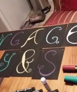 Crafty Croc Liquid Chalk Markers, 10 Pack Earth Colors, Chalk Ink Pens, Medium Tip 6mm 10 Pack Earth Tone Bold (6mm) 44 71WJH9Ze6L