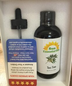 Sun Essential Oils 4oz - Tea Tree Essential Oil - 4 Fluid Ounces 4 Fl Oz (Pack of 1) 36 71WJNcvjbTL