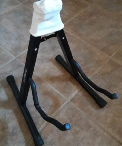 ChromaCast Folding A-Frame Guitar Stand for Acoustic and Electric Guitars with Secure Lock (CC-MINIGS),Black CC-MINIGS 30 71WJx tANsL