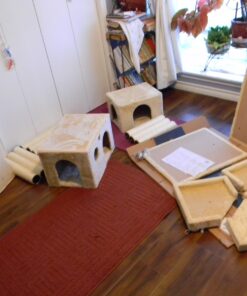 Go Pet Club Cat Tree, 50W x 26L x 72H, Beige 49 71WJyCjgcKL