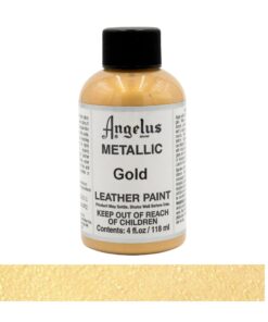 Angelus Acrylic Leather Paint-4oz.-Gold 4 Fl Oz (Pack of 1) Metallic Gold 12 71WK8WFa6yL 1