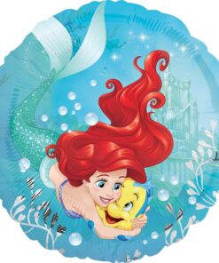 Alternative view of Ariel Little Mermaid Princess Undersea 5th BIRTHDAY PARTY Balloon decorations supplies