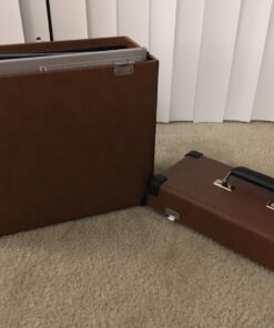 Crosley CR401-TA Record Carrier Case for 30+ Albums, Tan 15 71WKullL