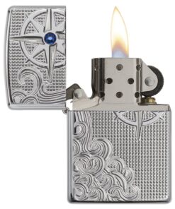 Zippo Nautical Lighters Navy Matte 9 71WL0YG2DfL
