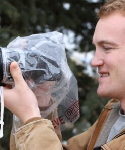 OP/TECH USA Rainsleeve - Small Camera Sleeve Rain Cover - Clear Camera Rain Sleeve with Viewfinder - Camera Rain Cover - 2 Pack 2- Pack 6 71WLBUq1sjL