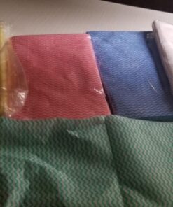 JEBBLAS Cleaning Towels Dish Towels and Dish Cloths Reusable Towels,Handy Cleaning Wipes, Great Dish Towel, Disposable, Absorbent, Dry Quickly 60 Sheets/Pack,5 Color 5 Color, 60 Sheets 21 71WLFRQ5o1L