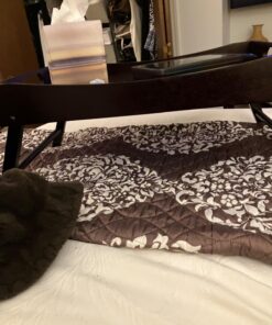 Winsome Benito 24.41-Inch Folding Bed Tray with Curved Top, Walnut (92022) 24 71WLkG2J8UL