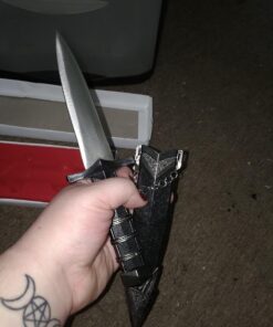 Ace Martial Arts Supply Dark Assassin Dagger with Sheath 30 71WM5cJFPvL