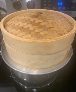Helen’s Asian Kitchen Bamboo Food Steamer with Lid, 10-Inch Natural Bamboo 28 71WMcIGvBYL