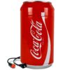 Coca-Cola 12 Can Portable Mini Fridge w/ 12V DC and 110V AC Cords, 10L (10.6 qt) Can Shaped Personal Cooler, Red, Travel Fridge for Drinks, Snacks, Lunch, Home, Office, Dorm Room, RV Coca Cola 21 71WMhFfu07L