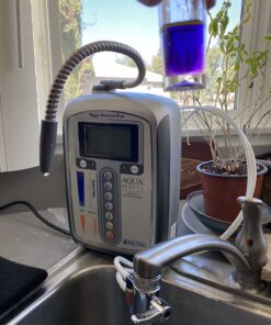 Aqua Ionizer Deluxe 5.0 | Water Ionizer | 7 Water Settings | Home Alkaline Water Filtration System | Produces pH 4.5-10.5 Alkaline Water | Up to -600mV ORP | 4000 Liters Per Filter 40 71WNGfnBHL