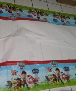 Paw Patrol Adventures Disposable Plastic Table Cover - 54" x 96", 1 Piece - Perfect for Birthday Parties and Themed Events 22 71WNMtl47L