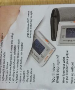 TECH TOOLS INNOVATIVE GIFTS AND GADGETS Silent Vibrating Personal Alarm Clock Shake-N-Wake (White) 26 71WNUltutFL