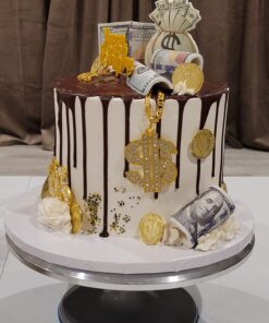 Tatuo 2 Pieces Plated Chain for Men with Dollar Sign Pendant Necklace, Hip Hop Dollar Necklace Blonde Trendy Style 28 71WO0dB1rWL