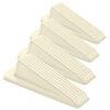 Home Premium Door Stoppers for Bottom of Door, Rubber Door Stop Wedge (4 Pack, White) 4 Pack 23 71WPGepEP4L