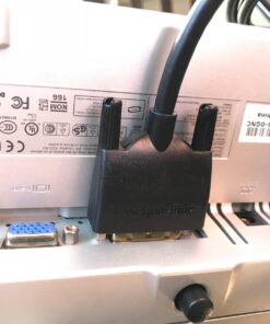 Amazon Basics HDMI A to DVI Adapter Cable, Bi-Directional 1080p, Gold Plated, Black, 3 Feet, 1-Pack 3 ft 42 71WQ0VSniIL