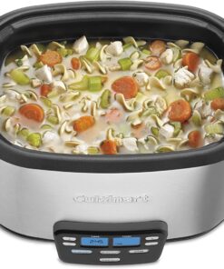 Cuisinart MSC-600 3-In-1 Cook Central 6-Quart Multi-Cooker: Slow Cooker, Brown/Saute, Steamer, Silver 36 71WQKe7N1HL