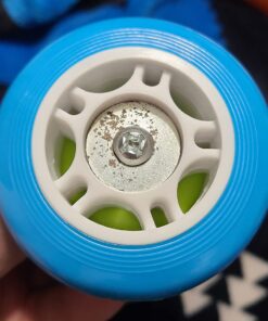 Pasnity Foot Massage Roller Spiky Ball Foot Pain Relief Massager Relieve Plantar Fasciitis and Heel Foot Arch Pain and Relax Shoulder Foot Back Leg Hand, Included 1 Roller & 2 Spiky Balls (Light Blue) 16 71WQsVb9bfL