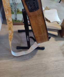 ChromaCast Folding A-Frame Guitar Stand for Acoustic and Electric Guitars with Secure Lock (CC-MINIGS),Black CC-MINIGS 43 71WRIG9iL