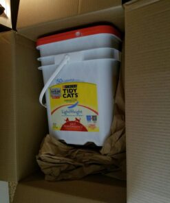 Purina Tidy Cats Light Weight, Low Dust, Clumping Cat Litter 24/7 Performance Multi Cat Litter - 17 lb. Pail 29 71WRsbCXYkL