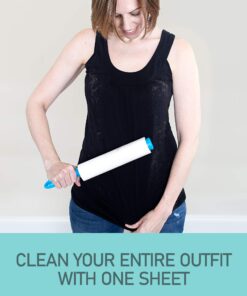 Mammoth Lint Roller-Extra Large Lint Roller, 2 Rollers and 2 Refills, 90 Sheets per Roll, Perfect for Pets (360 Extra Long Sheets Total) 32 71WSNUmR0RL