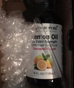 MAJESTIC PURE Lemon Essential Oil, Premium Grade, Pure and Natural Premium Quality Oil, 4 fl oz 4 Fl Oz (Pack of 1) 33 71WSahBNutL