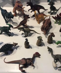 Dinosaur Toys - 20 Packs Dinosaur Figure Play Set with Educational Book, Toy for 3 4 5 6 7 8 Year Old Boys - Plastic Dinosaurs Birthday Gift for Kids 38 71WSzmdYc6L