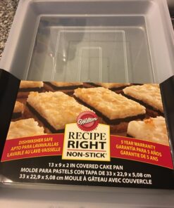 Wilton Recipe Right Non-Stick Baking Pan with Lid, 9 x 13-Inch, Steel 9" x 13" w/ Cover 30 71WT0aQQOhL