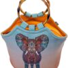 Artovida Artists Collective Lunch Purse | 11 x 15 x 6 Inches Large Reusable Insulated Lunch Tote with Inside Pocket - Design by Monika Strigel (Germany) Elephant - Bamboo Monika Strigel (Germany) - Boho Summer Elephant 33 71WT6Qd zRL